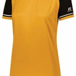 Russell Athletic Women's Classic V-Neck Softball Jersey White/Royal -Deals Baseball Store 43 r01x3x c goldblack mainProductImage FullSize