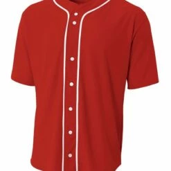 A4 Short Sleeve Full Button Youth/Adult Custom Baseball Jersey Royal 14 A4 Short Sleeve Full Button Youth/Adult Custom Baseball Jersey Royal -Deals Baseball Store 488 n4184 scarlet mainProductImage FullSize