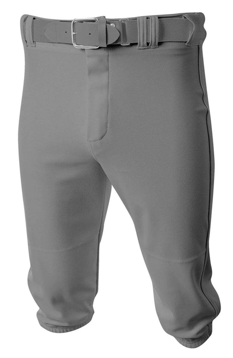 A4 The Knick Knicker Youth/Adult Baseball Pants Gray/Cardinal 5 A4 The Knick Knicker Youth/Adult Baseball Pants Gray/Cardinal - Image 5