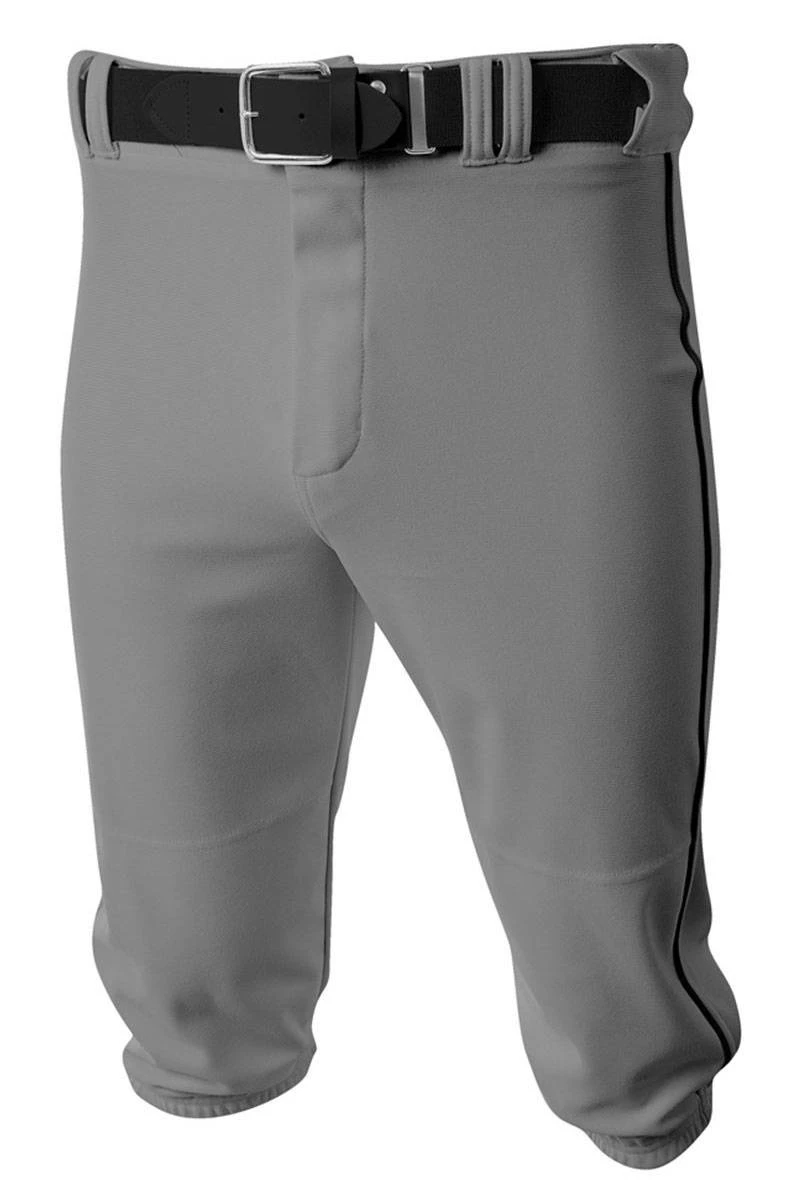 A4 The Knick Knicker Youth/Adult Baseball Pants Gray/Cardinal 6 A4 The Knick Knicker Youth/Adult Baseball Pants Gray/Cardinal - Image 6