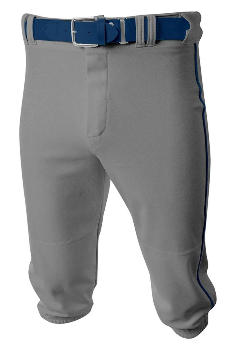 A4 The Knick Knicker Youth/Adult Baseball Pants Gray/Cardinal 9 A4 The Knick Knicker Youth/Adult Baseball Pants Gray/Cardinal - Image 9