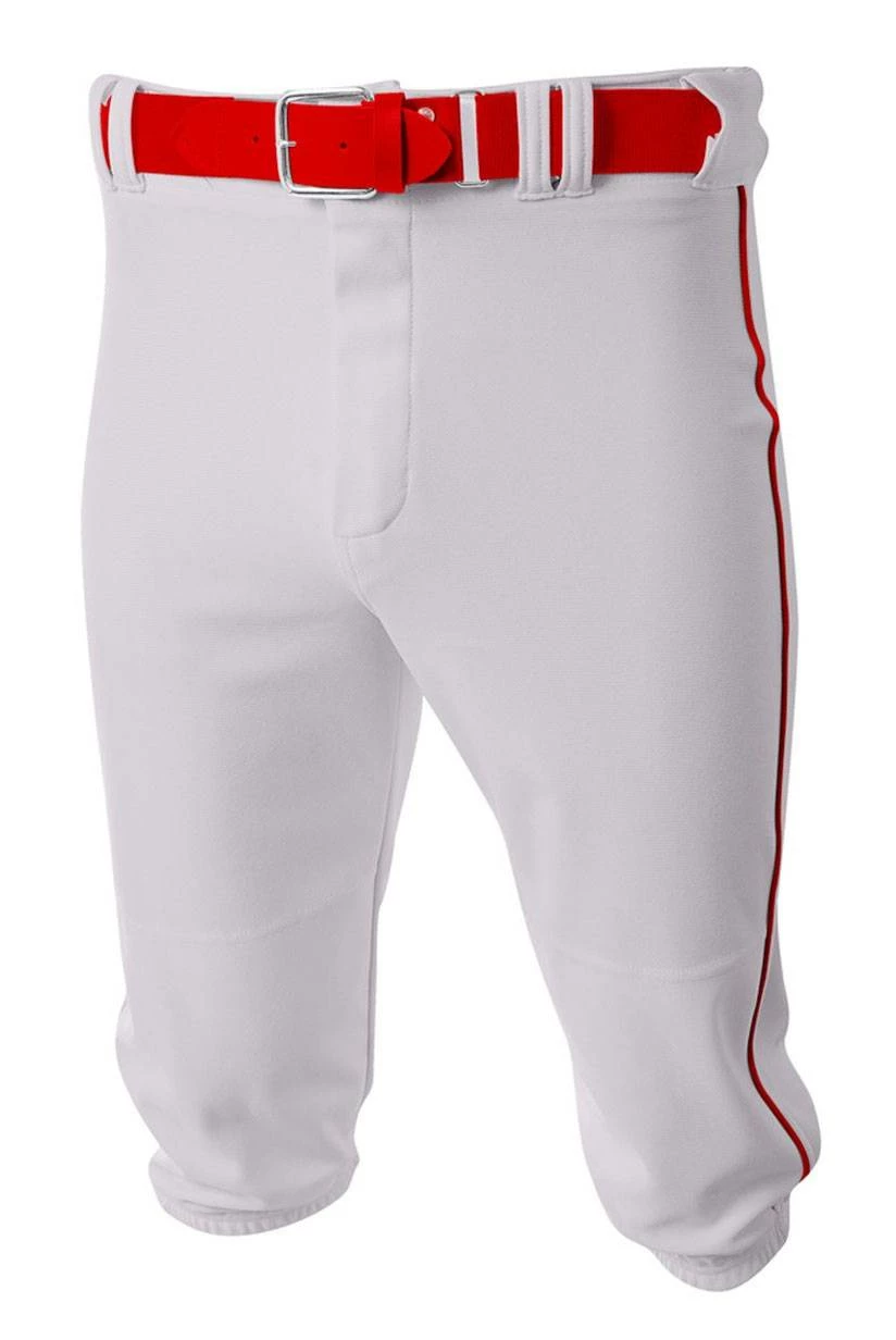 A4 The Knick Knicker Youth/Adult Baseball Pants Gray/Cardinal 18 A4 The Knick Knicker Youth/Adult Baseball Pants Gray/Cardinal - Image 18