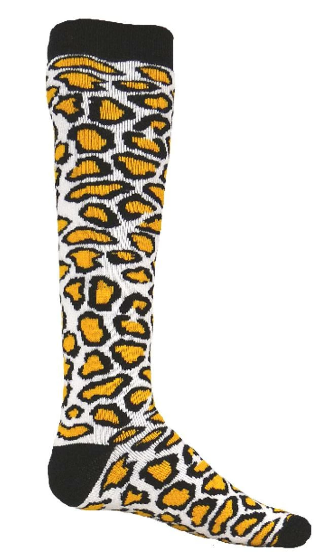 Red Lion Leopard Print Adult Socks - Sock Size 9-11 Orange 4 Red Lion Leopard Print Adult Socks - Sock Size 9-11 Orange - Image 4