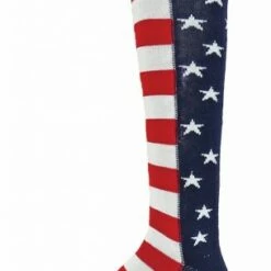 Red Lion Brave Over the Calf Socks Navy/White/Red