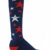 Red Lion Celebrity Over the Calf Socks Navy/White/Red