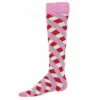 Red Lion Gingham Knee High Socks Royal