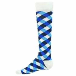 Red Lion Gingham Knee High Socks Royal -Deals Baseball Store 689 gingham royal m mainProductImage FullSize