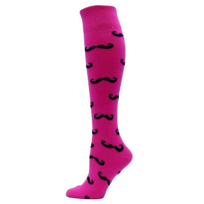 Red Lion Mustache Over the Calf Socks Turquoise 5 Red Lion Mustache Over the Calf Socks Turquoise - Image 5