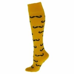 Red Lion Mustache Over the Calf Socks Turquoise 18 Red Lion Mustache Over the Calf Socks Turquoise -Deals Baseball Store 689 mustachecalf gold m mainProductImage FullSize