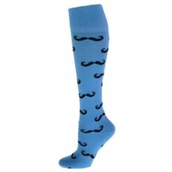 Red Lion Mustache Over the Calf Socks Turquoise 20 Red Lion Mustache Over the Calf Socks Turquoise -Deals Baseball Store 689 mustachecalf lightblue m mainProductImage FullSize