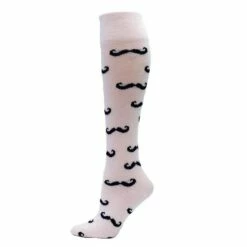 Red Lion Mustache Over the Calf Socks Turquoise 25 Red Lion Mustache Over the Calf Socks Turquoise -Deals Baseball Store 689 mustachecalf white m mainProductImage FullSize