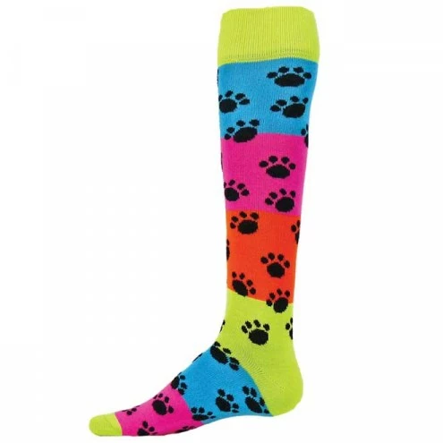 Red Lion Rainbow Paws Over the Calf Socks 1 Red Lion Rainbow Paws Over the Calf Socks