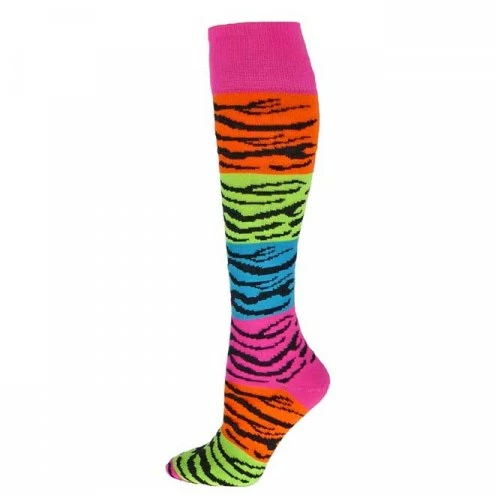 Red Lion Rainbow Tiger Over the Calf Socks 1 Red Lion Rainbow Tiger Over the Calf Socks