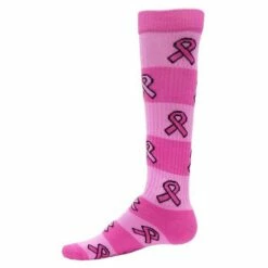 Red Lion Rugby Pink Ribbon Over the Calf Socks Pale Pink/Florescent Pink -Deals Baseball Store 689 rugbyribbon palepinkflorescentpink s mainProductImage FullSize