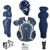 All Star Players Series NOCSAE Certified Youth Catcher's Gear Set - Ages 12-16 Navy