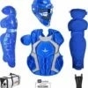 All Star Players Series NOCSAE Certified Youth Catcher's Gear Set - Ages 12-16 - SCUFFED Royal