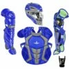 All Star System7 Axis NOCSAE Certified Youth Pro Catcher's Kit - Ages 9-12 Scarlet