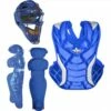 All Star Adult Fastpitch Series Complete Softball Catcher's Gear Set Royal