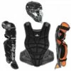 Allstar AFx Fastpitch Complete Catcher's Gear Set Black