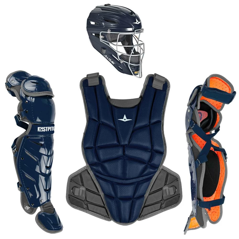 Allstar AFx Fastpitch Complete Catcher's Gear Set Black 4 Allstar AFx Fastpitch Complete Catcher's Gear Set Black - Image 4