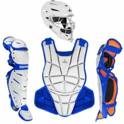 Allstar AFx Fastpitch Complete Catcher's Gear Set Black 16 Allstar AFx Fastpitch Complete Catcher's Gear Set Black -Deals Baseball Store 796 ckwafx whiteroyal m mainProductImage FullSize