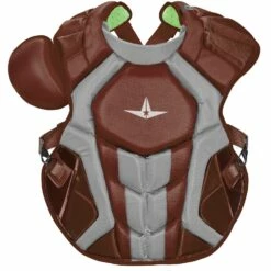 All Star System7 Axis CC 16.5"" NOCSAE Certified Baseball Catcher's Chest Protector Maroon/Silver 17 All Star System7 Axis CC 16.5"" NOCSAE Certified Baseball Catcher's Chest Protector Maroon/Silver -Deals Baseball Store 796 cpcc40pro maroonsilver mainProductImage FullSize