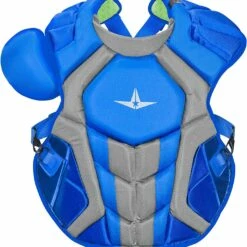 All Star System7 Axis CC 16.5"" NOCSAE Certified Baseball Catcher's Chest Protector Maroon/Silver 19 All Star System7 Axis CC 16.5"" NOCSAE Certified Baseball Catcher's Chest Protector Maroon/Silver -Deals Baseball Store 796 cpcc40pro royalsilver mainProductImage FullSize