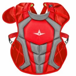 All Star System7 Axis NOCSAE Certified Youth Baseball Catcher's Chest Protector - Ages 9 - 12 Royal -Deals Baseball Store 796 cpcc912s7x scarlet mainProductImage FullSize