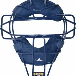 All Star FM25 Steel Traditional Baseball Catcher's Facemask Navy -Deals Baseball Store 796 fm25 navy mainProductImage FullSize