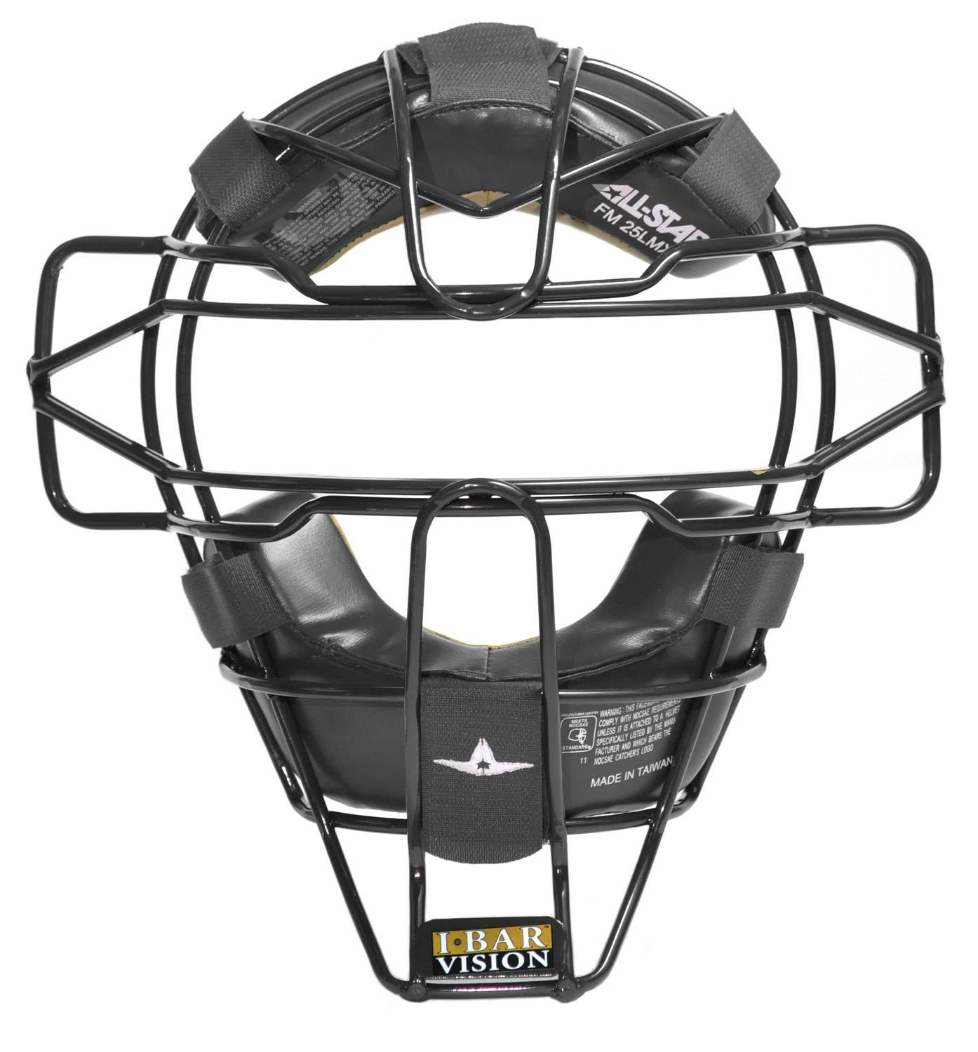 All Star Baseball Lightweight Catcher's Mask Black 2 All Star Baseball Lightweight Catcher's Mask Black - Image 2
