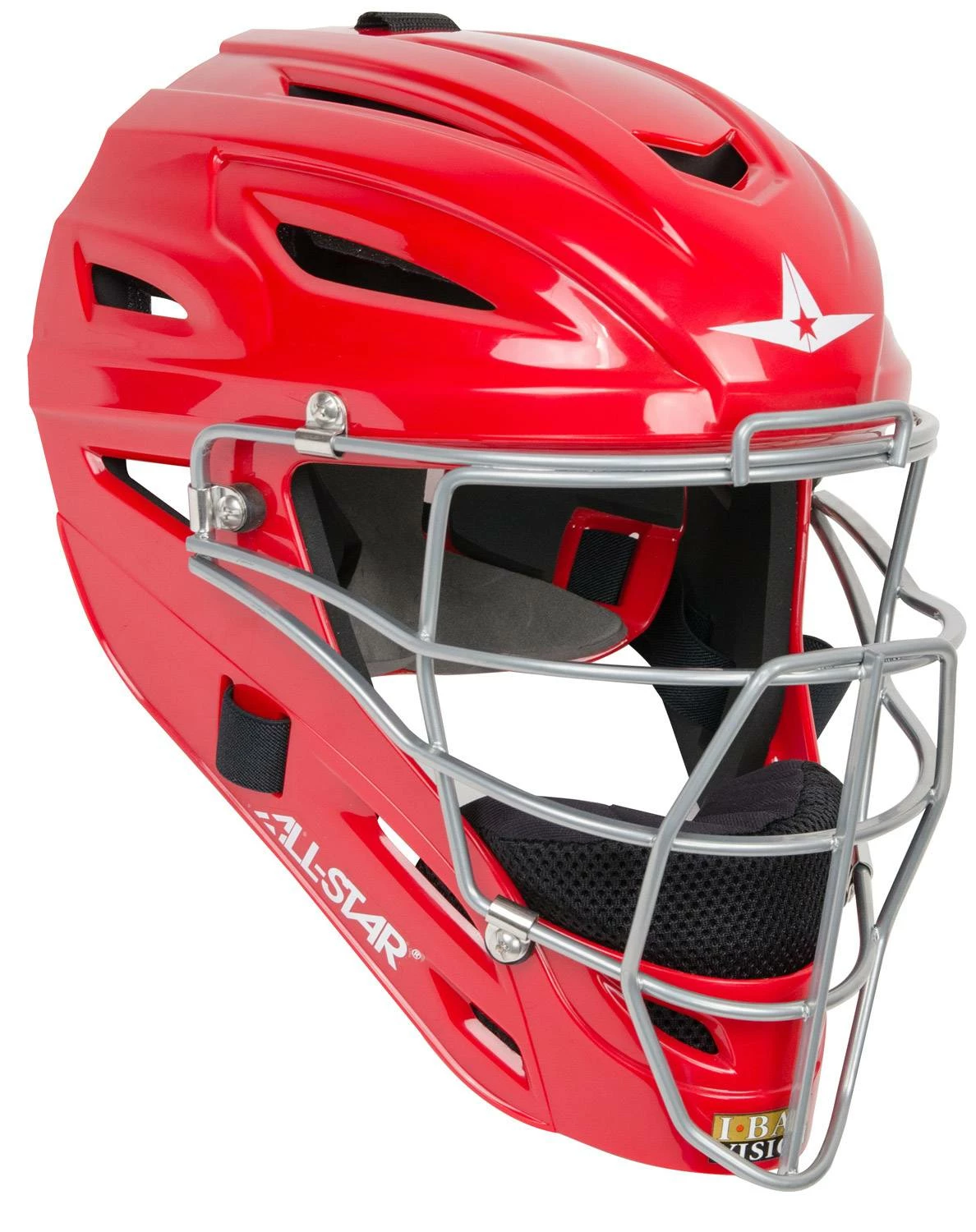 All Star Solid MVP2400 Ultra Cool Adult Baseball Catcher's Helmet Scarlet 4 All Star Solid MVP2400 Ultra Cool Adult Baseball Catcher's Helmet Scarlet - Image 4