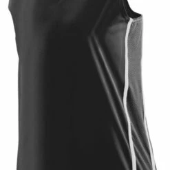 Augusta Women's/Girls' Winning Streak Racerback Custom Softball Jersey Red/White -Deals Baseball Store 82 1182 c blackwhite mainProductImage FullSize