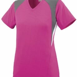 Augusta Women's/Girls' Mystic Custom Softball Jersey Purple/Graphite -Deals Baseball Store 82 1295 c powerpinkgraphite mainProductImage FullSize