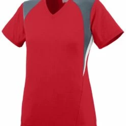 Augusta Women's/Girls' Mystic Custom Softball Jersey Purple/Graphite -Deals Baseball Store 82 1295 c redgraphite mainProductImage FullSize