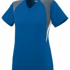 Augusta Women's/Girls' Mystic Custom Softball Jersey Purple/Graphite -Deals Baseball Store 82 1295 c royalgraphite mainProductImage FullSize