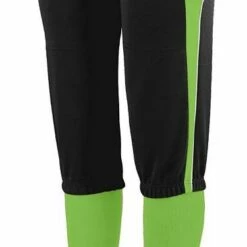 Augusta Comet Girls' Softball Pants Red/Black/White -Deals Baseball Store 82 1341 t blacklimewhite mainProductImage FullSize