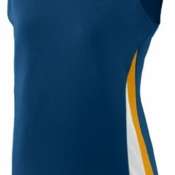 Augusta Women's/Girls' Tornado Custom Softball Jersey Columbia/Navy 16 Augusta Women's/Girls' Tornado Custom Softball Jersey Columbia/Navy -Deals Baseball Store 82 1355 c navygold mainProductImage FullSize