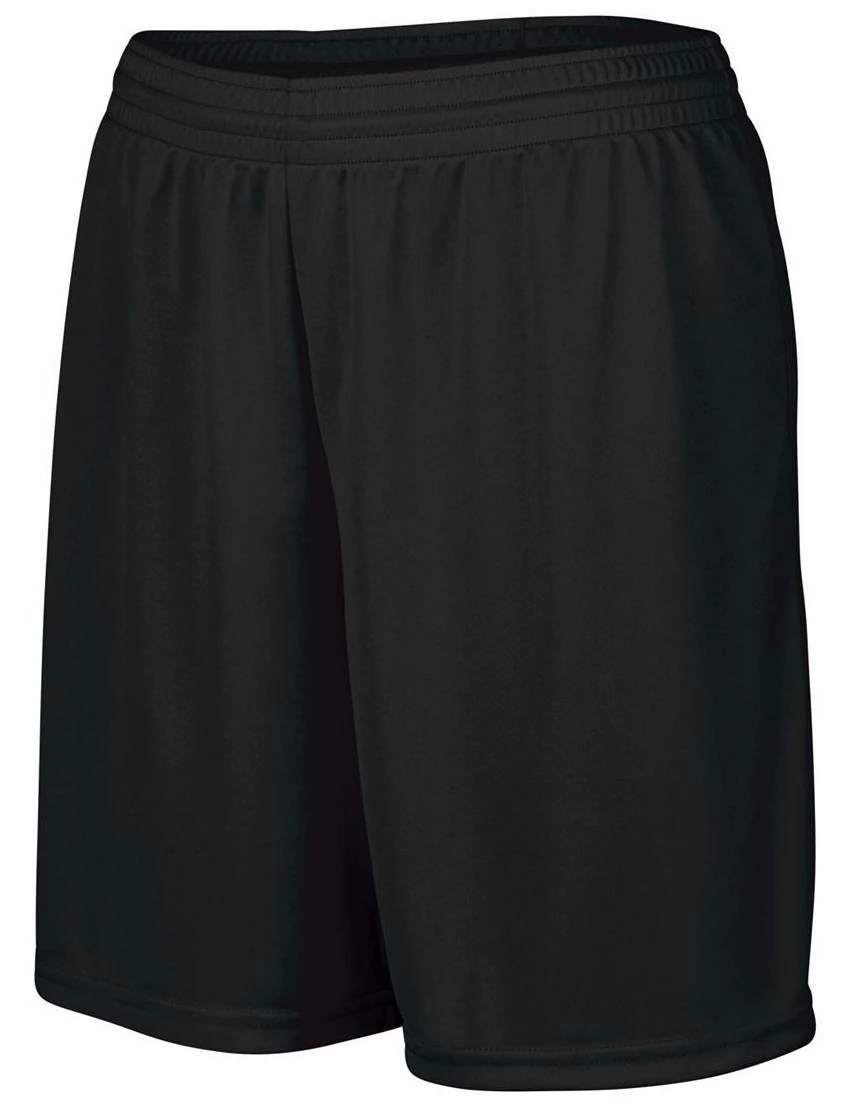 Augusta Women's/Girls' Octane Softball Shorts Dark Green 2 Augusta Women's/Girls' Octane Softball Shorts Dark Green - Image 2