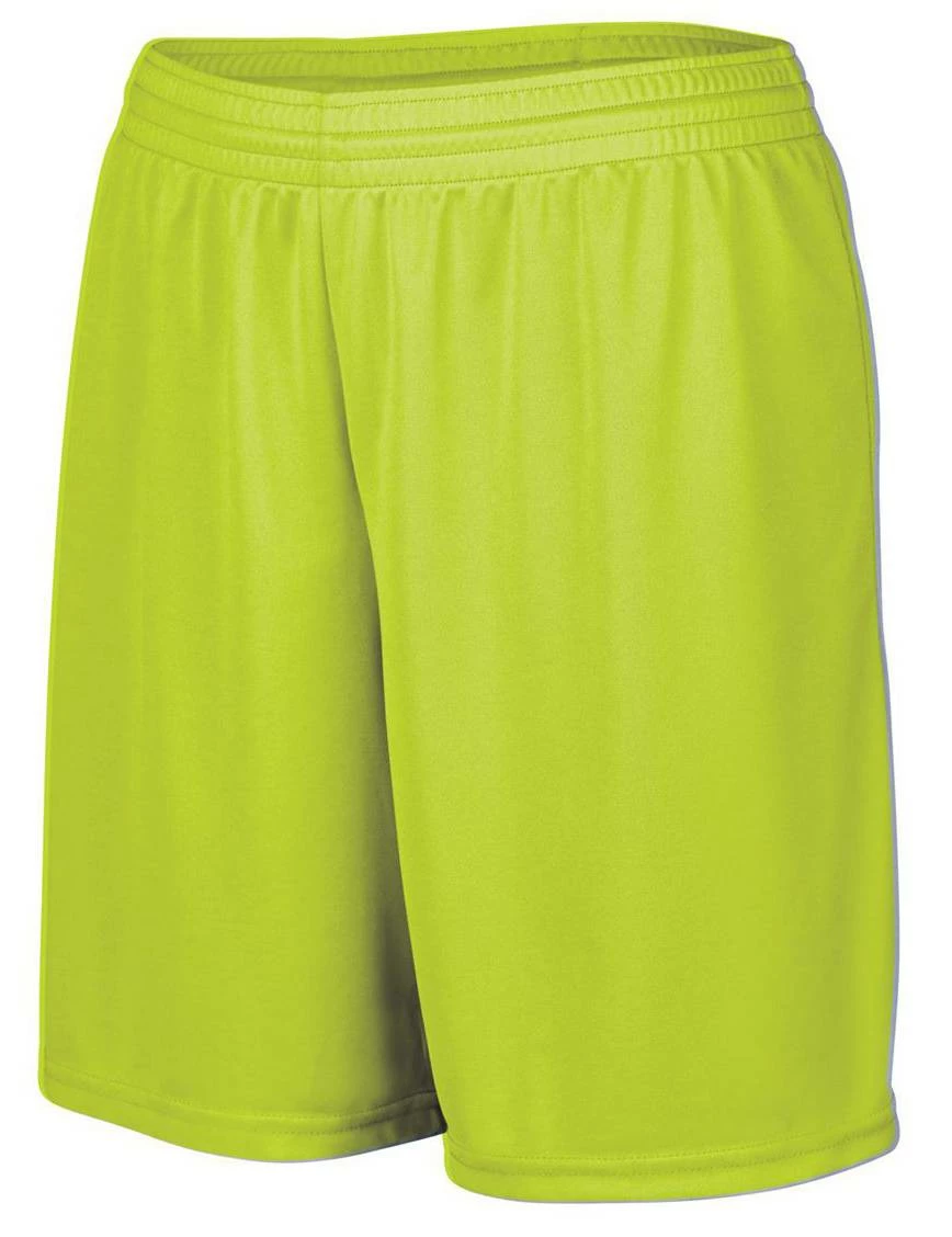 Augusta Women's/Girls' Octane Softball Shorts Dark Green 5 Augusta Women's/Girls' Octane Softball Shorts Dark Green - Image 5