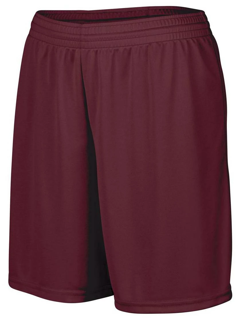 Augusta Women's/Girls' Octane Softball Shorts Dark Green 6 Augusta Women's/Girls' Octane Softball Shorts Dark Green - Image 6