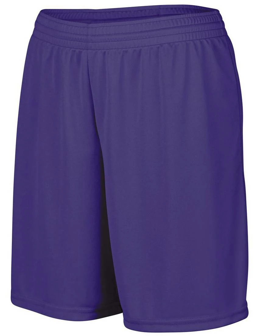 Augusta Women's/Girls' Octane Softball Shorts Dark Green 9 Augusta Women's/Girls' Octane Softball Shorts Dark Green - Image 9