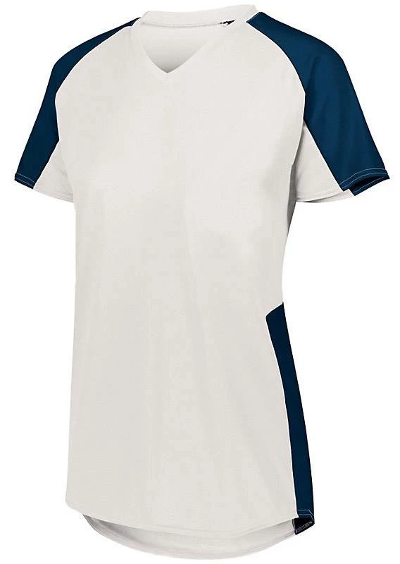 Augusta Women's/Girls' Cutter Custom Jersey Navy/White 20 Augusta Women's/Girls' Cutter Custom Jersey Navy/White - Image 20
