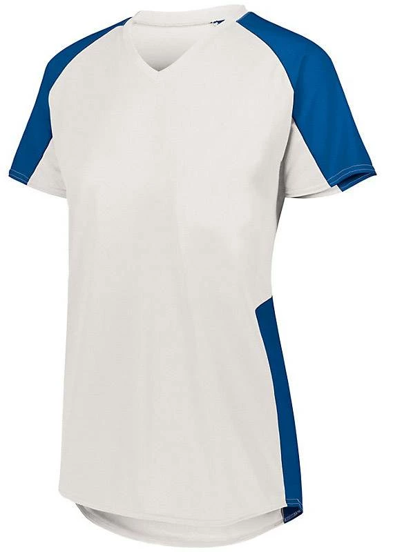 Augusta Women's/Girls' Cutter Custom Jersey Navy/White 22 Augusta Women's/Girls' Cutter Custom Jersey Navy/White - Image 22