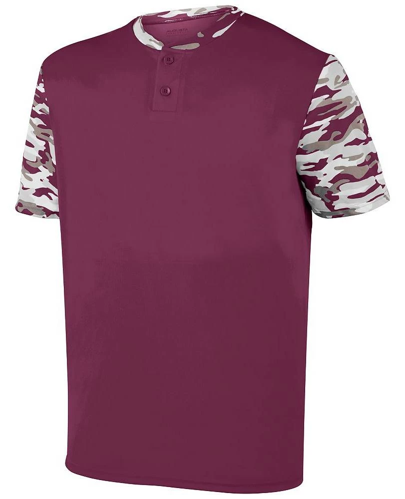 Augusta Pop Fly Adult Two Button Baseball Jersey Royal/Red Royal Mod 7 Augusta Pop Fly Adult Two Button Baseball Jersey Royal/Red Royal Mod - Image 7