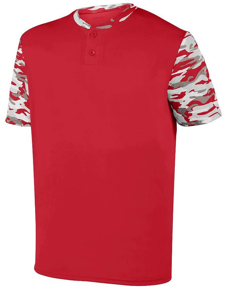 Augusta Pop Fly Adult Two Button Baseball Jersey Royal/Red Royal Mod 11 Augusta Pop Fly Adult Two Button Baseball Jersey Royal/Red Royal Mod - Image 11