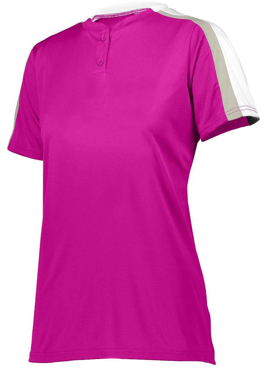 Augusta Women's Power Plus 2.0 Custom Softball Jersey Purple/White 11 Augusta Women's Power Plus 2.0 Custom Softball Jersey Purple/White - Image 11