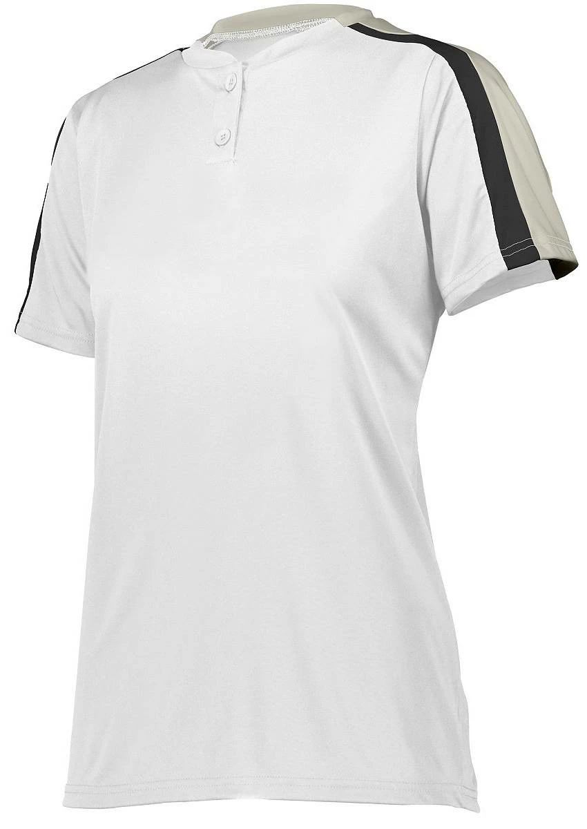 Augusta Women's Power Plus 2.0 Custom Softball Jersey Purple/White 16 Augusta Women's Power Plus 2.0 Custom Softball Jersey Purple/White - Image 16