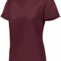 Augusta Women's Attain Wicking Two-Button Custom Softball Jersey Gold 34 Augusta Women's Attain Wicking Two-Button Custom Softball Jersey Gold -Deals Baseball Store 82 1567 c maroon mainProductImage FullSize