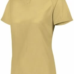 Augusta Women's Attain Wicking Two-Button Custom Softball Jersey Gold 44 Augusta Women's Attain Wicking Two-Button Custom Softball Jersey Gold -Deals Baseball Store 82 1567 c vegasgold mainProductImage FullSize