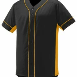 Augusta Slugger Adult Full Button Front Baseball Jersey Navy/White 18 Augusta Slugger Adult Full Button Front Baseball Jersey Navy/White -Deals Baseball Store 82 1660 t blackgold mainProductImage FullSize